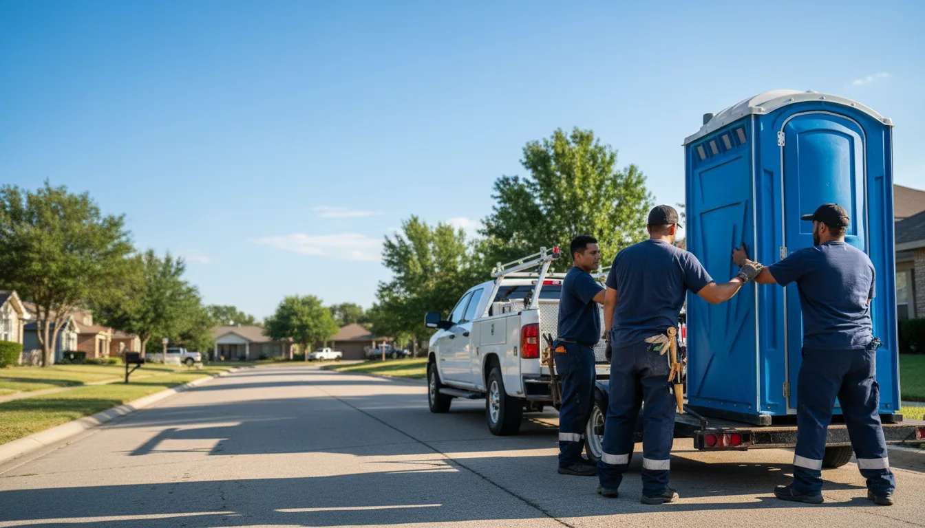 Portable Toilet Rental in Round Top, TX near me